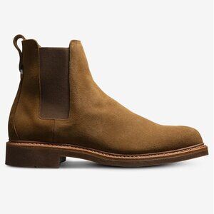 Allen Edmonds "DENALI" Men's Slip-On Chelsea Boots 12 D Brown Suede #5837 $475